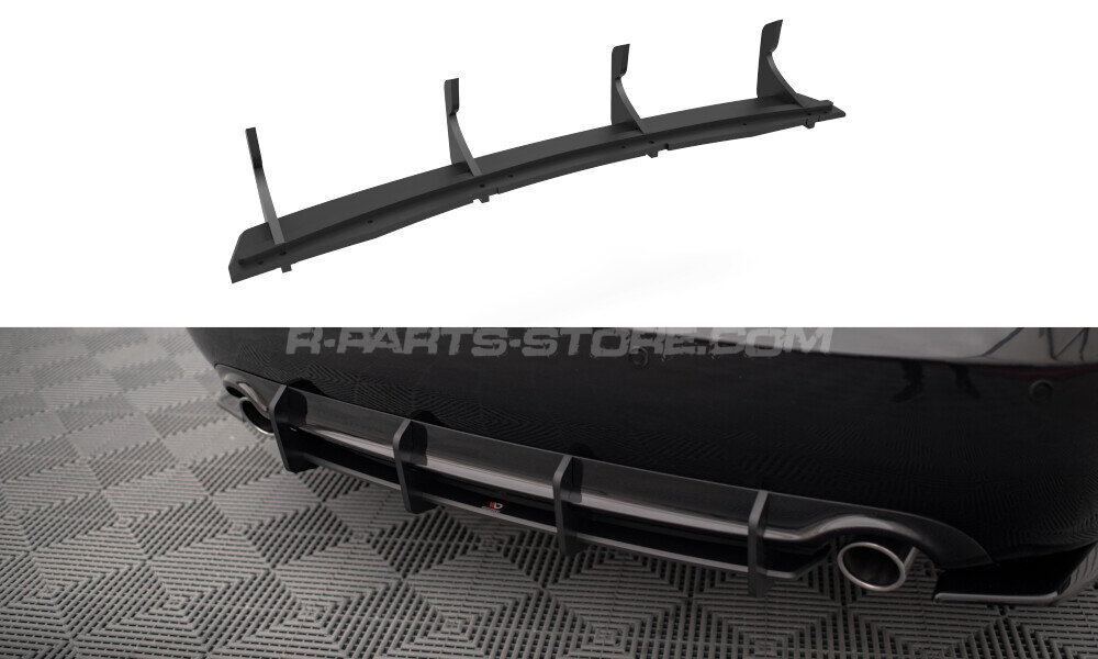 Maxton Design Rear Bumper - 04-08 Audi A4 B7 S-Line